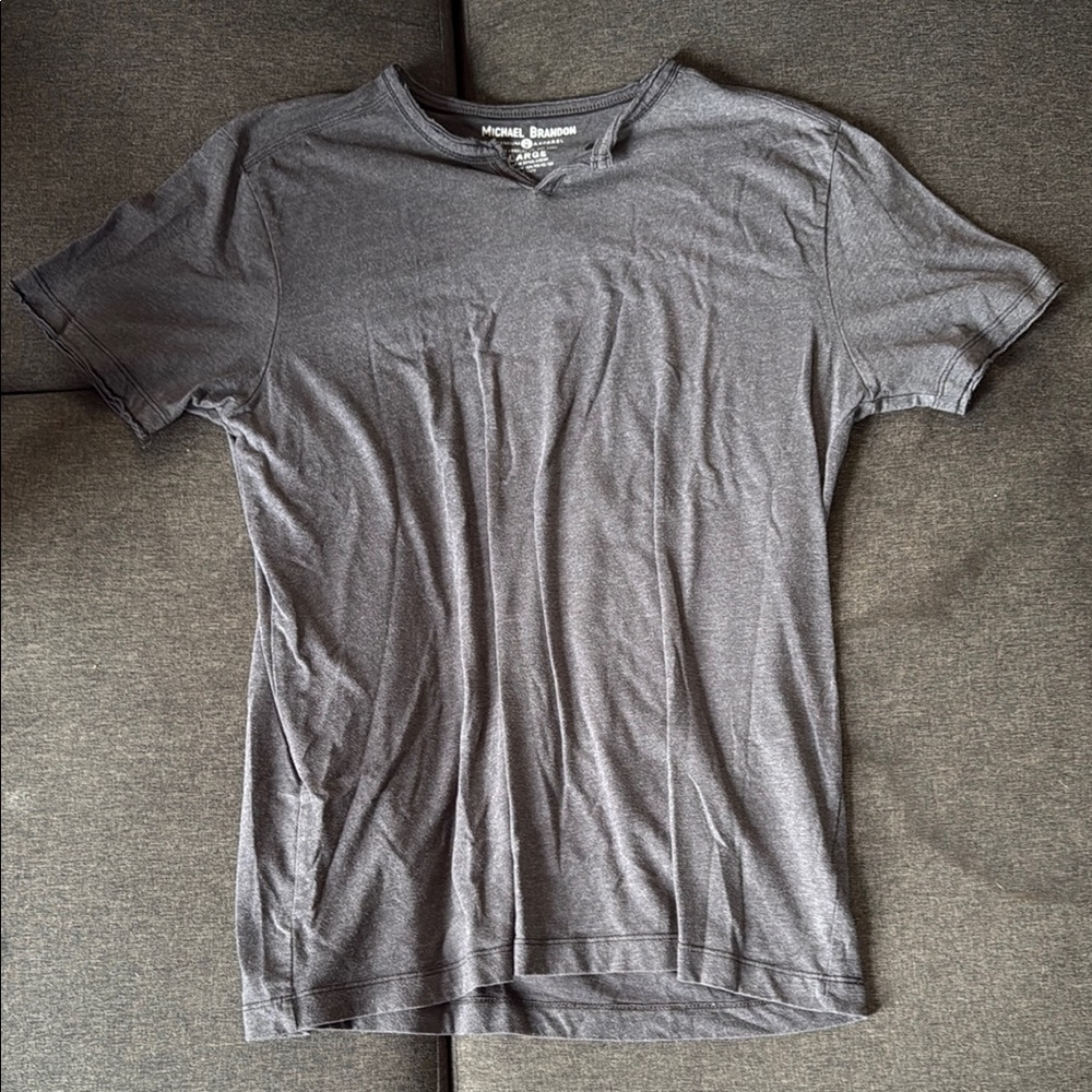 Michael Brandon Gray Short Sleeve Tee